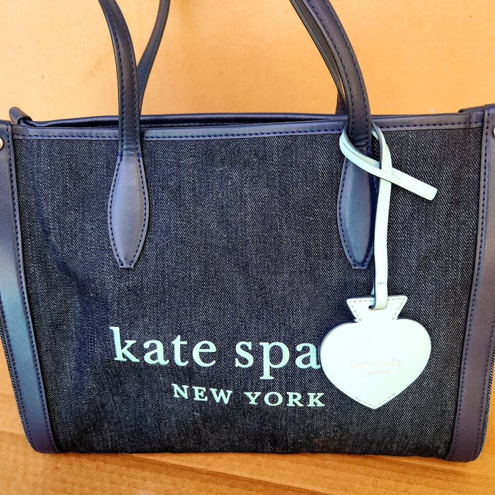 KATE SPADE  MARKET DENIM MEDIUM TOTE